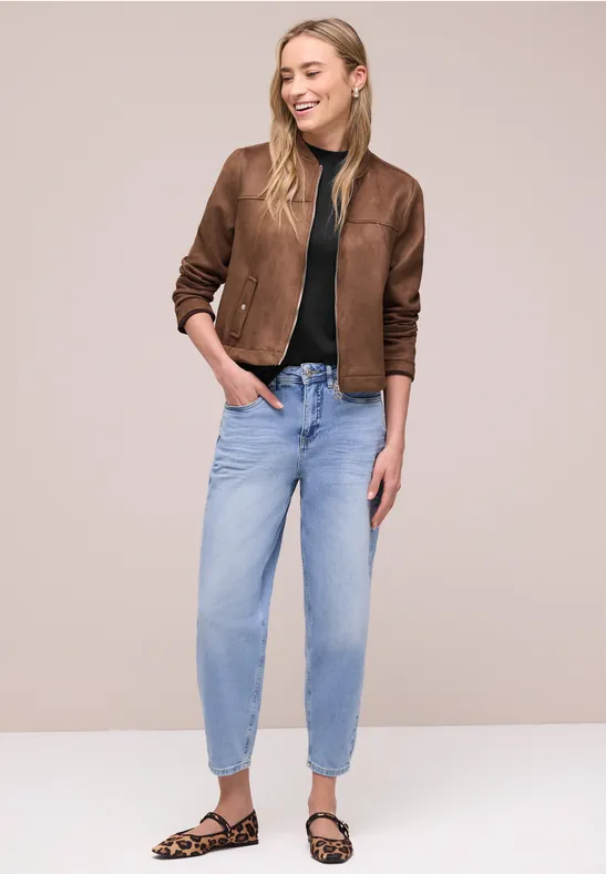 Basic Shirt mit Turtle Neck Black