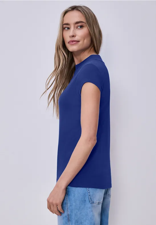 Basic shirt amparo blue