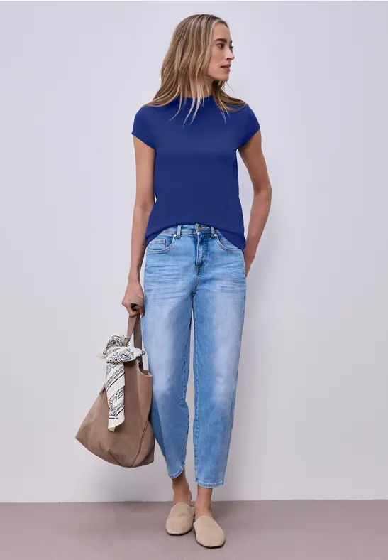 Basic shirt amparo blue