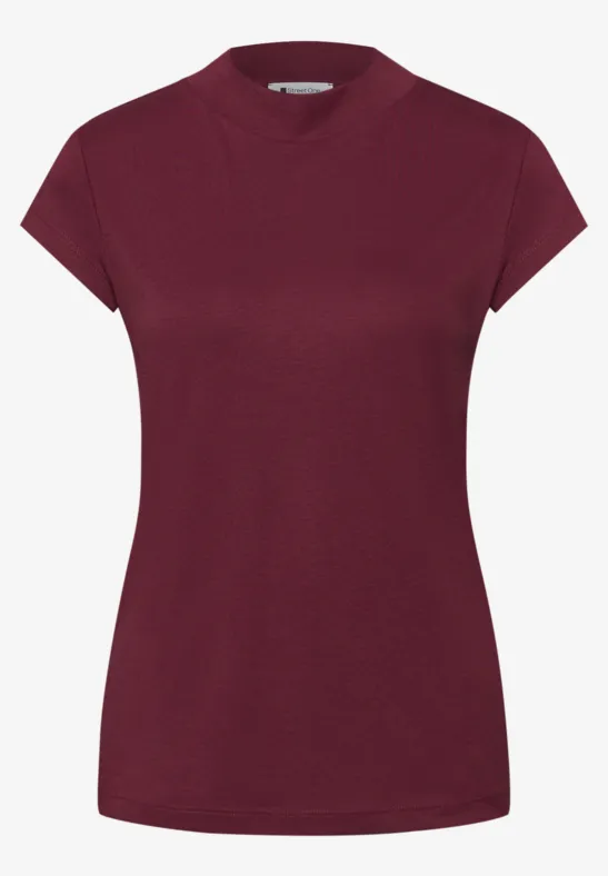 T-shirt de base truffle red