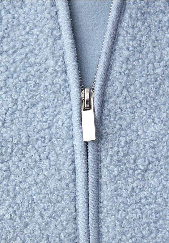 Gilet avec fermeture éclair calm blue