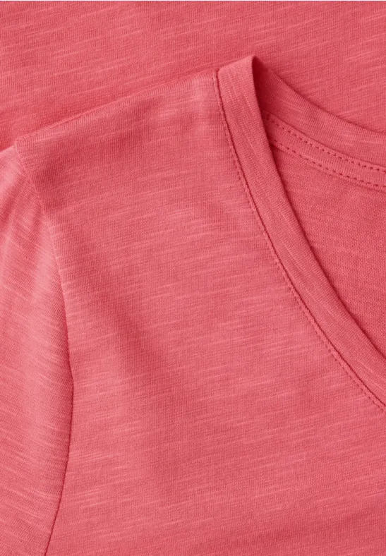 T-shirt de base striking coral