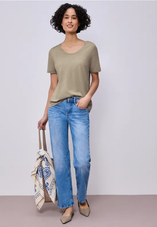 T-shirt de base timeless beige