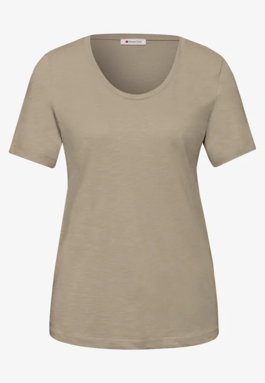 T-shirt de base timeless beige
