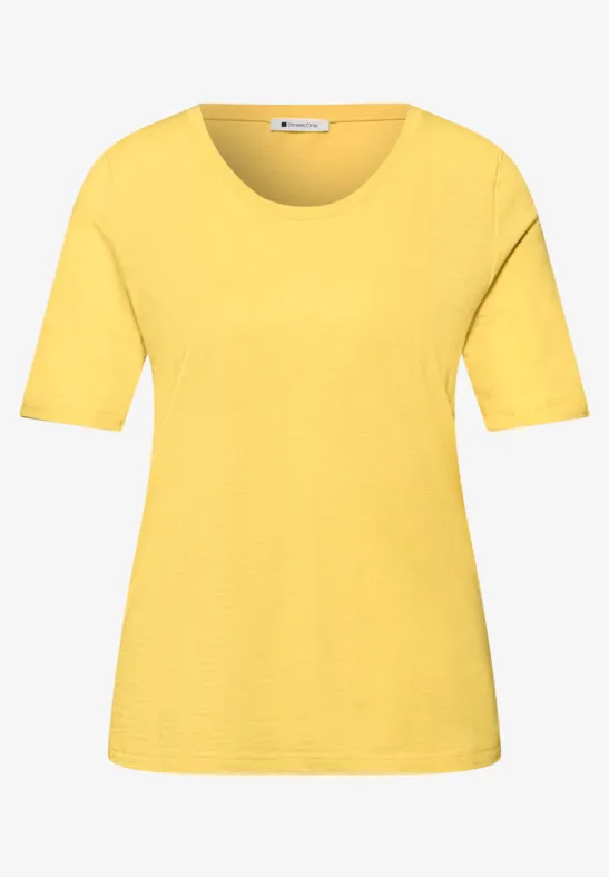 T-shirt de base bloom yellow