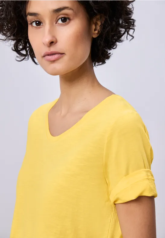T-shirt de base bloom yellow