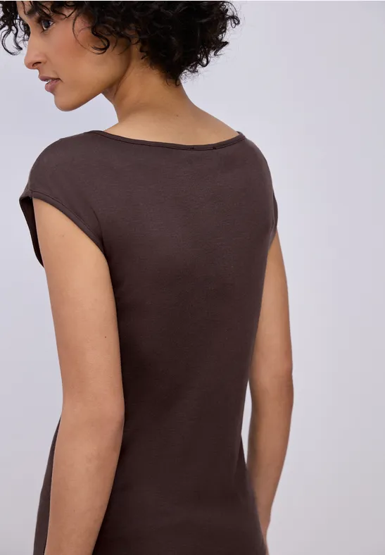 Basic Shirt espresso brown