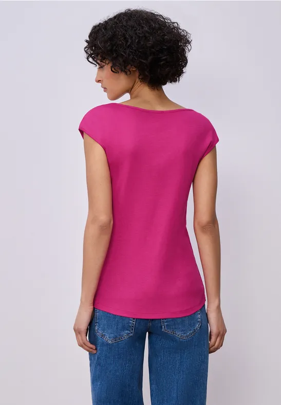 T-shirt de base magenta dream