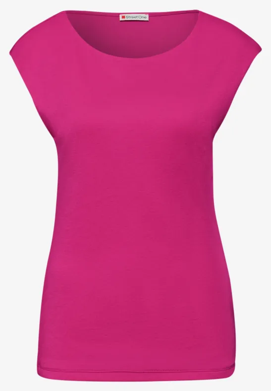 T-shirt de base magenta dream