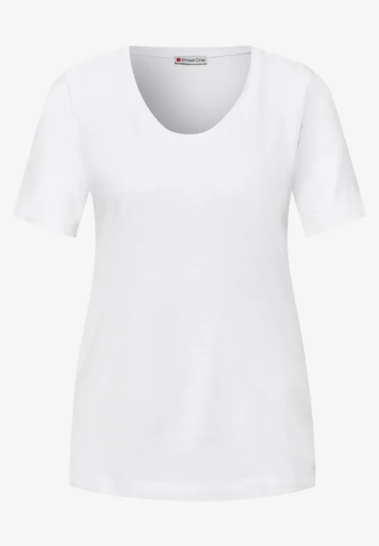 Basic T-Shirt mit Kurzarm im 2er-Pack white/black