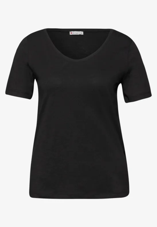 Basic T-Shirt mit Kurzarm im 2er-Pack black/dark clouded blush