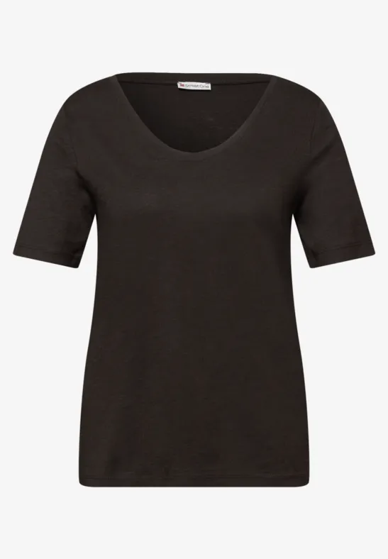 Basic T-Shirts im 2er-Pack espresso brown/clouded blush