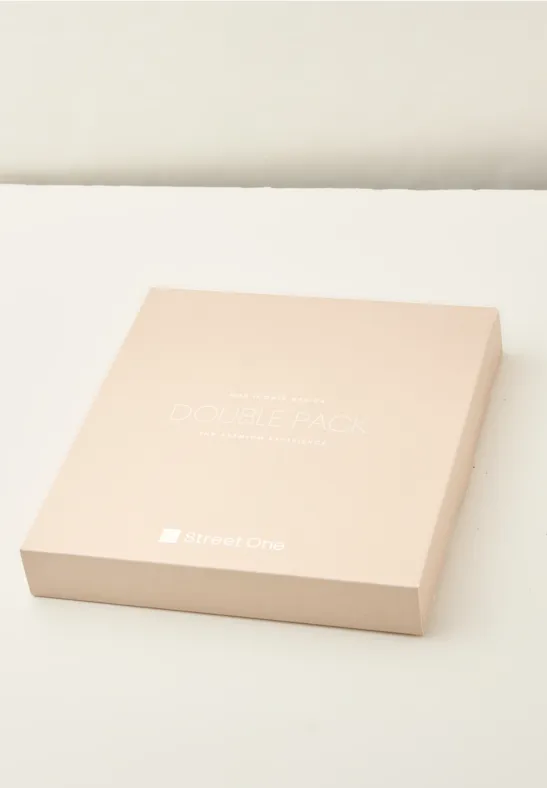 Basic Shirts im 2er-Pack off white/black