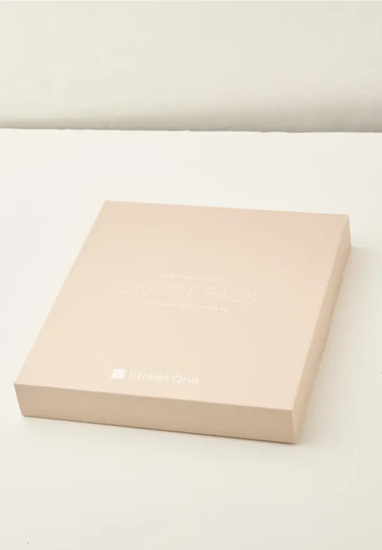 Basic Shirt mit Boatneck im 2er-Pack black/salsa red