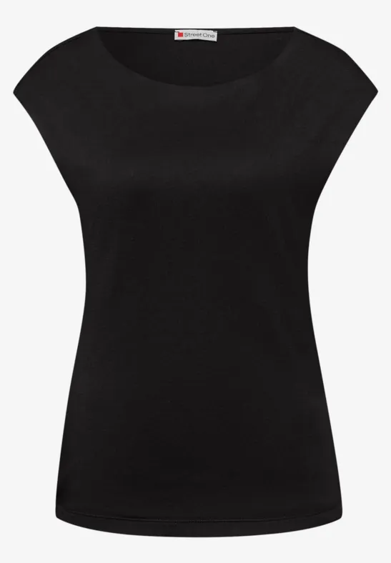 Basic Shirt mit Boatneck im 2er-Pack black/dark clouded blush