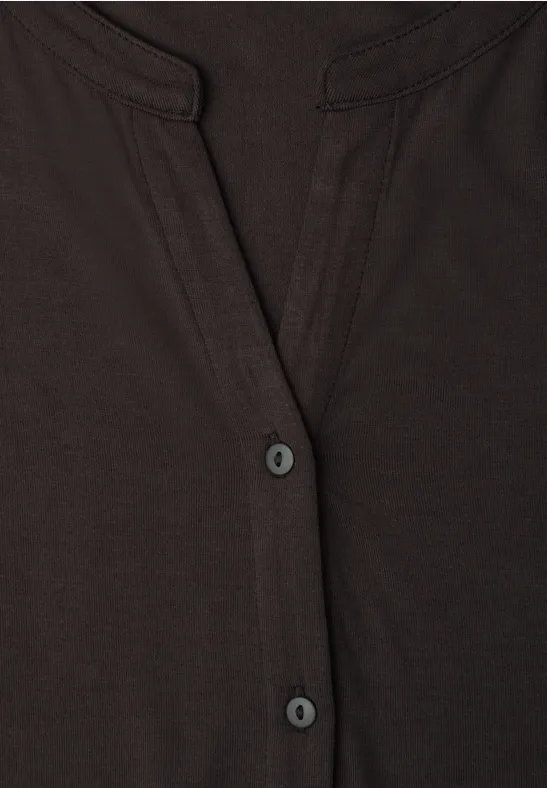 Bluzka na ramiączkach w stylu tuniki espresso brown