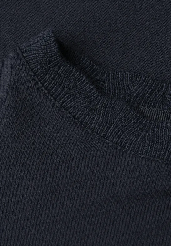 T-Shirt mit Rundhals und Deko-Tape shadowed navy