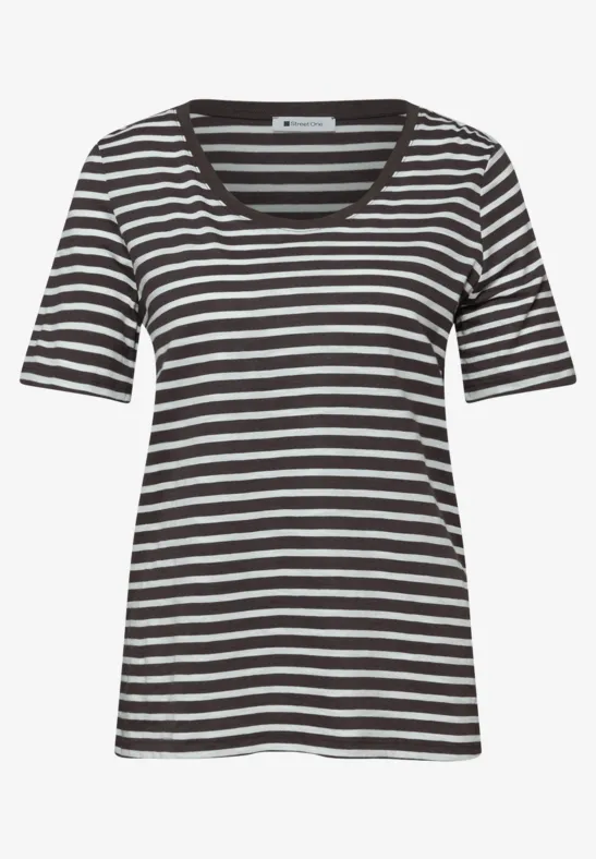 T-shirts avec col en V rond en pack de 2 espresso brown