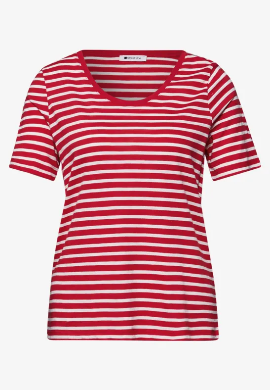 T-shirts avec col en V rond en pack de 2 salsa red