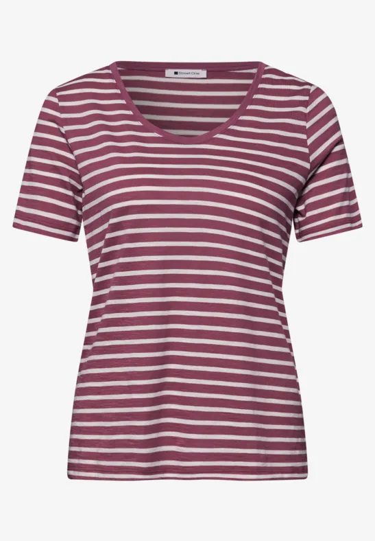 T-shirts avec col en V rond en pack de 2 dark clouded blush