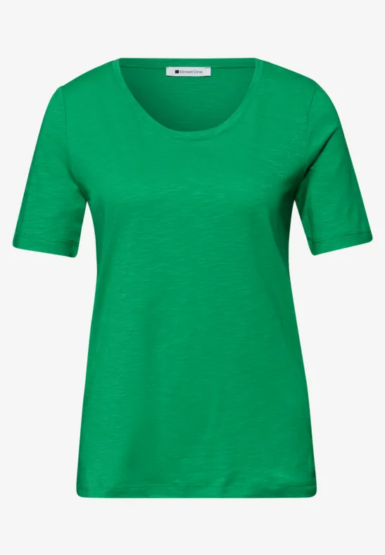 T-shirts avec col en V rond en pack de 2 ever green