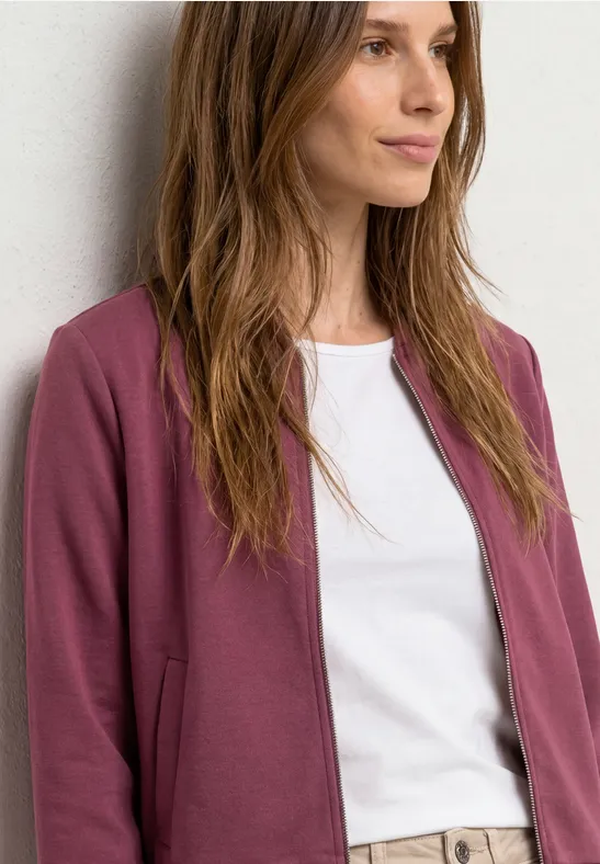 Street One Langarm Jacke im verkürzten Schnitt