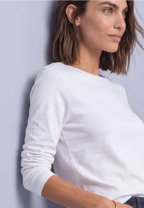 Street One Longsleeve met boothals 
