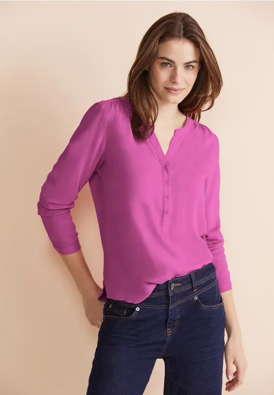 STREET ONE Bluse Im Tunikastyle F r Damen In Pink BAMIKA STREET ONE STREET ONE Bluse Im Tunikastyle F r Damen In Pink BAMIKA STREET ONE