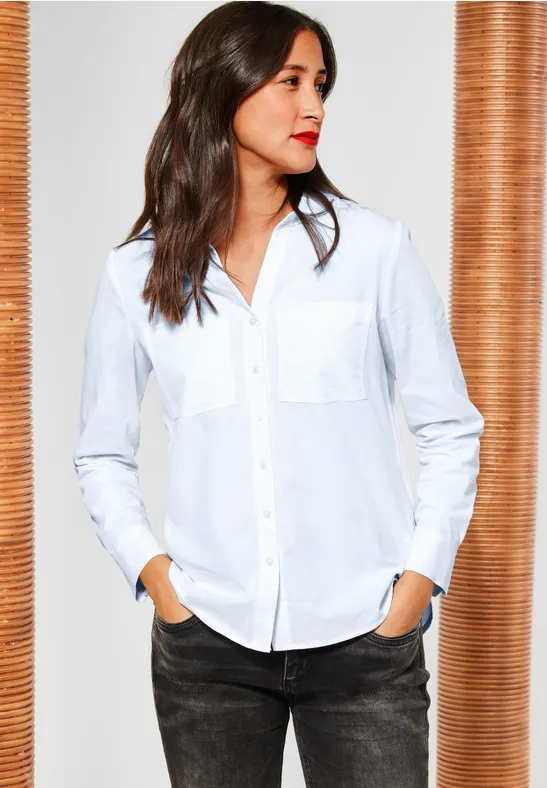 T-shirt Manches Longues Basique Femme Street One | 100% Coton - Coupe Classique Et Confortable