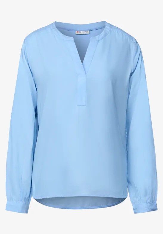 Split Neck Tunika original blue