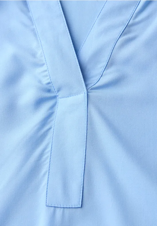 Split Neck Tunika original blue
