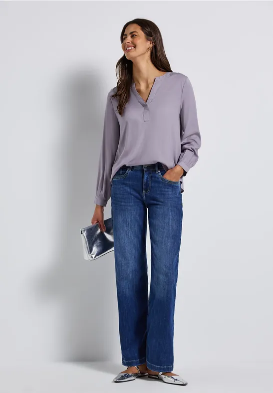 Tunique Split Neck wisteria purple