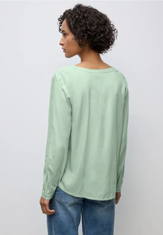 Split Neck Tunika serene green