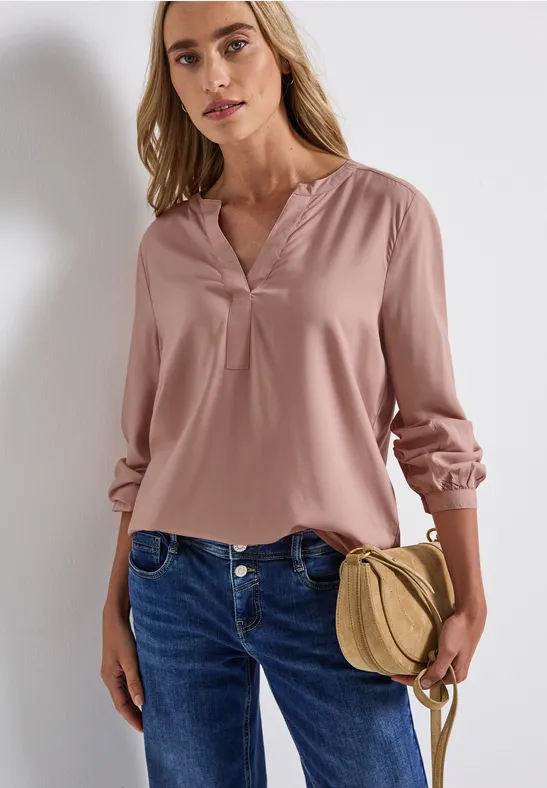 Split Neck Tunika faded rose