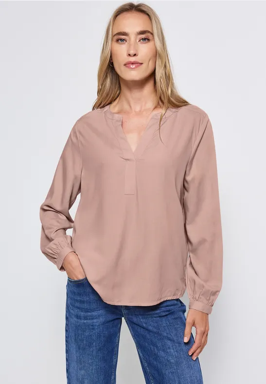 Split Neck Tunika faded rose