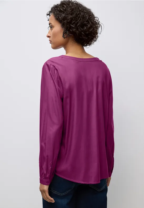 Tuniek met gespleten hals berry paradise