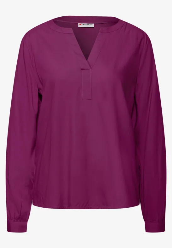 Tuniek met gespleten hals berry paradise