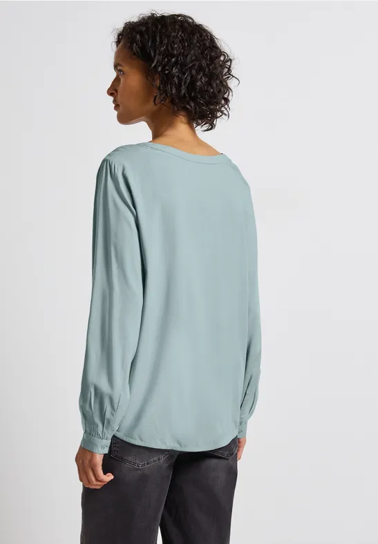 Split Neck Tunika arona blue
