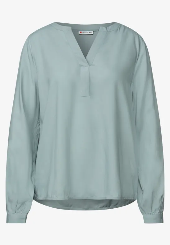 Split Neck Tunika arona blue