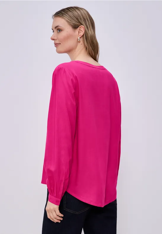 Split Neck Tunika magenta dream