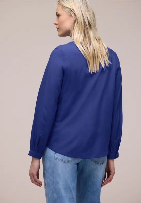 Split Neck Tunika amparo blue