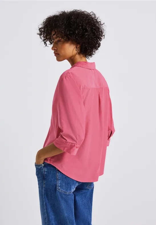 Cord Hemdbluse almond coral