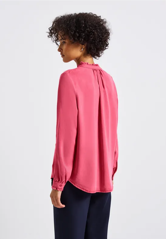Washed-Look Tunika almond coral