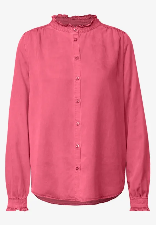 Washed-Look Tunika almond coral