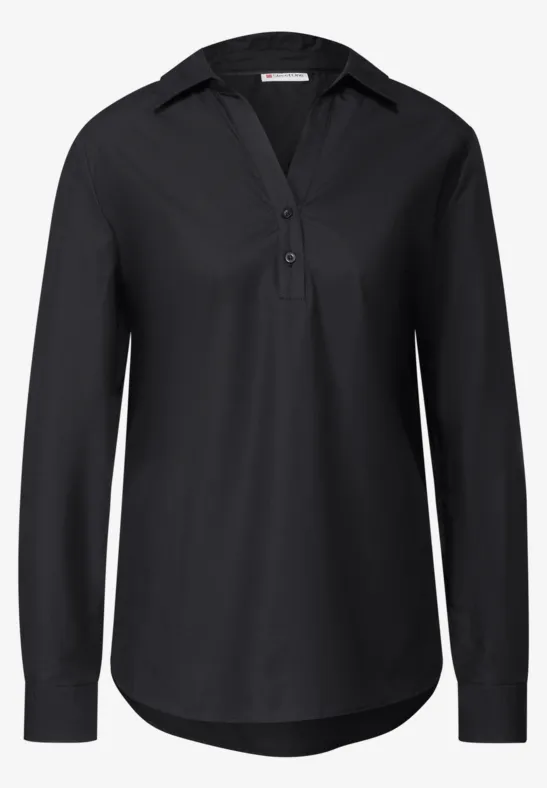 Business Hemdbluse Black