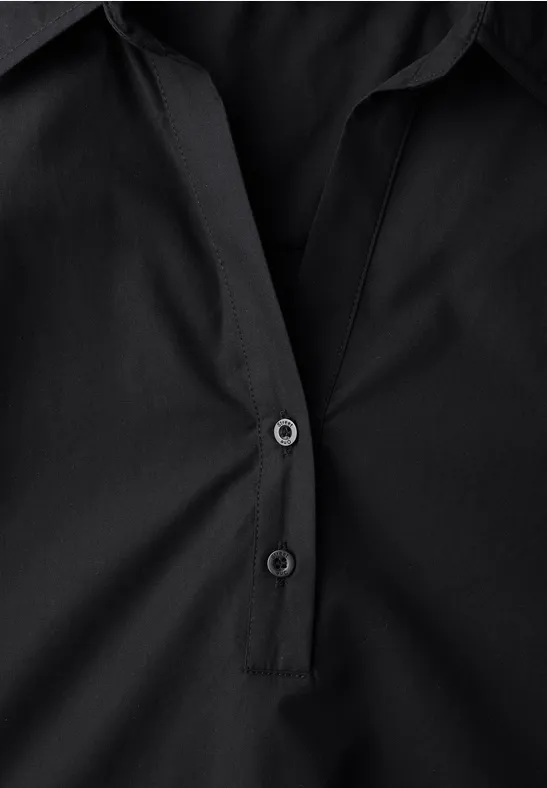 Business Hemdbluse Black