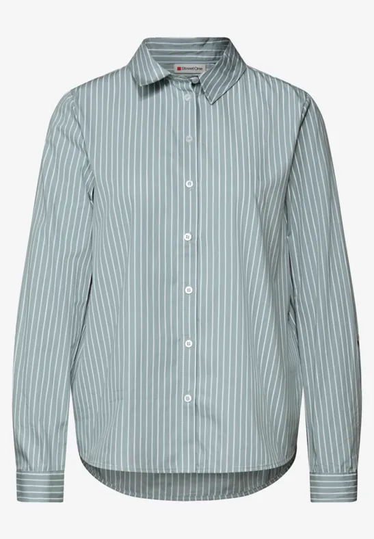 Gestreepte zakelijke blouse arona blue
