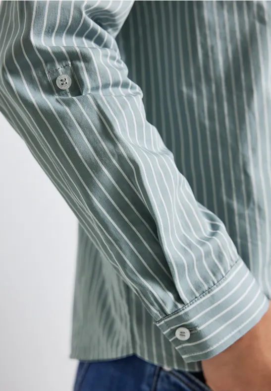 Gestreepte zakelijke blouse arona blue