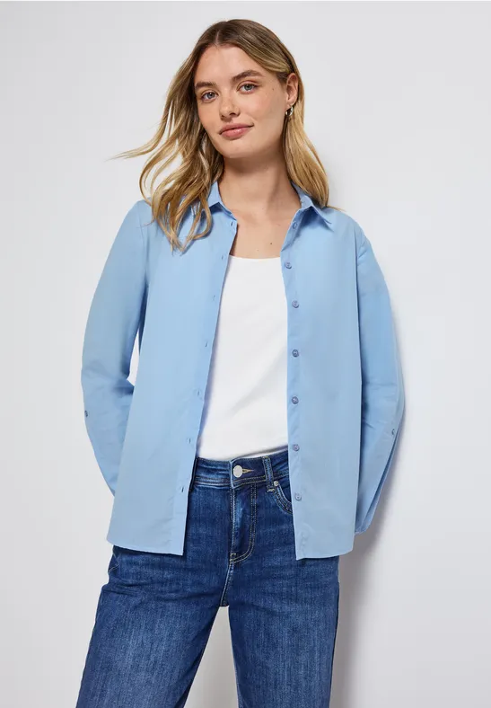 Business Bluse original blue