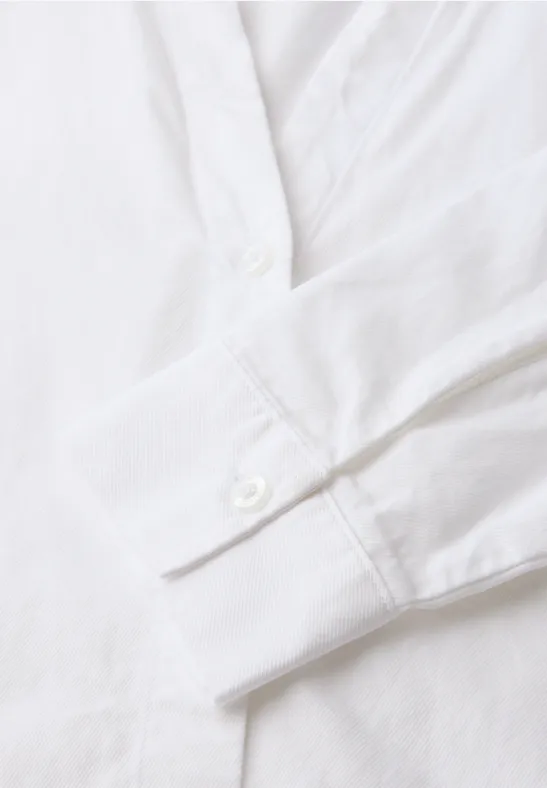 Twill Hemdbluse White
